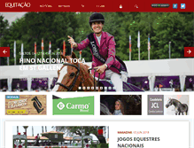 Tablet Screenshot of equitacao.com